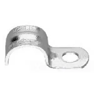 Crouse Hinds 567BX Zinc Electroplated Steel 1-Hole Snap-On Light Gauge Clamp 3/8-Inch
