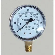 JB Products 1515-4 JBP1515-4 DUAL SCALE Pressure Gauge
