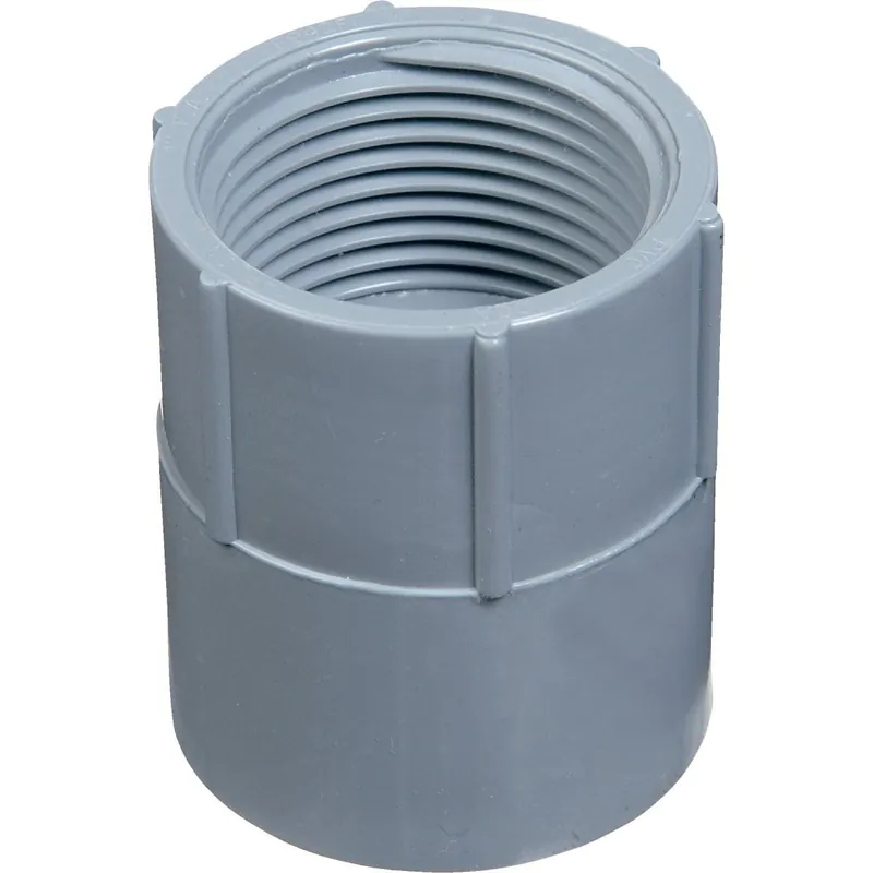 ABB E942FRCTN Carlon 1 In. Female Threaded & Socket PVC Conduit Female Adapter