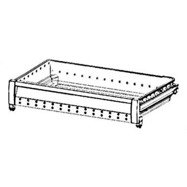 GE WR72X39425 White Freezer Lower Basket SLI