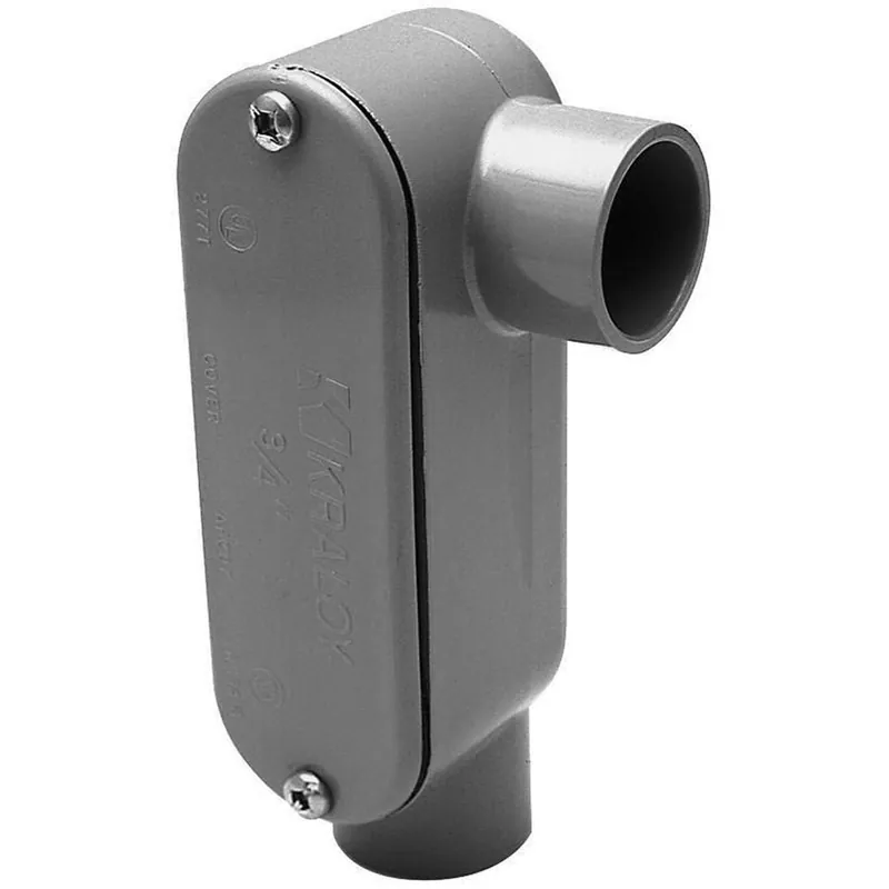 Kraloy 78159 PVC Type LL Access Fitting With Cover And Gasket 3-Inch