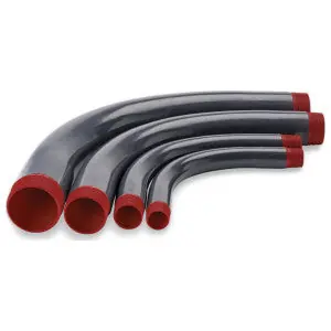 Robroy PRHELB-1X90 PVC-Coated Steel 90-Degree Rigid Conduit Elbow 1 in.