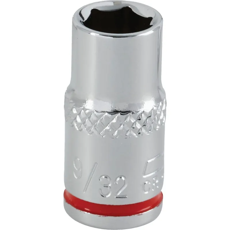 Channellock 398039 1/4 In. Drive 9/32 In. 6-Point Shallow Standard Socket
