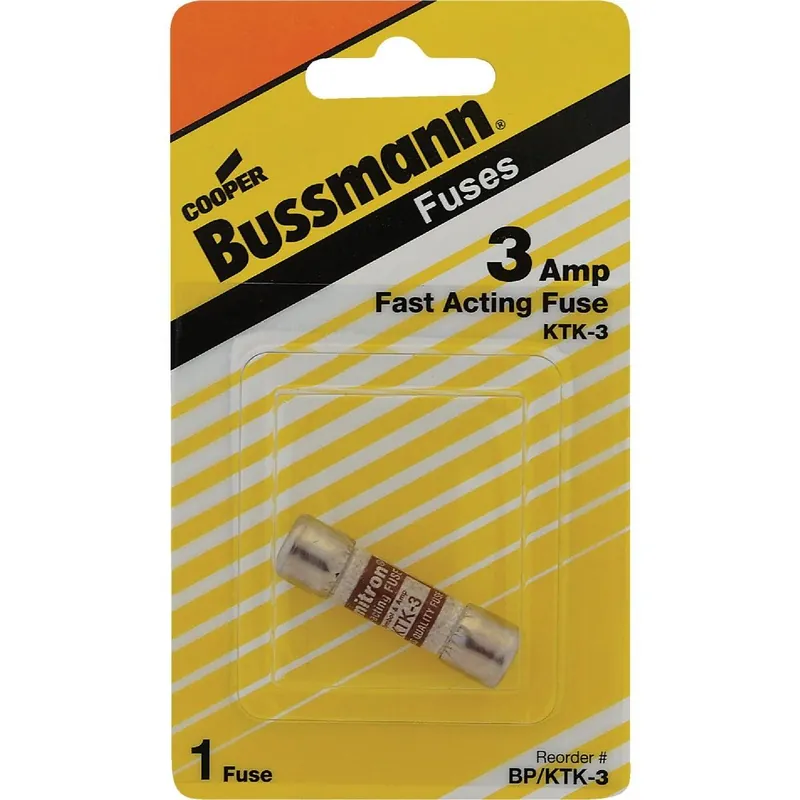 Bussmann BP/KTK-3 3A Limitron KTK Cartridge Heavy-Duty Cartridge Fuse