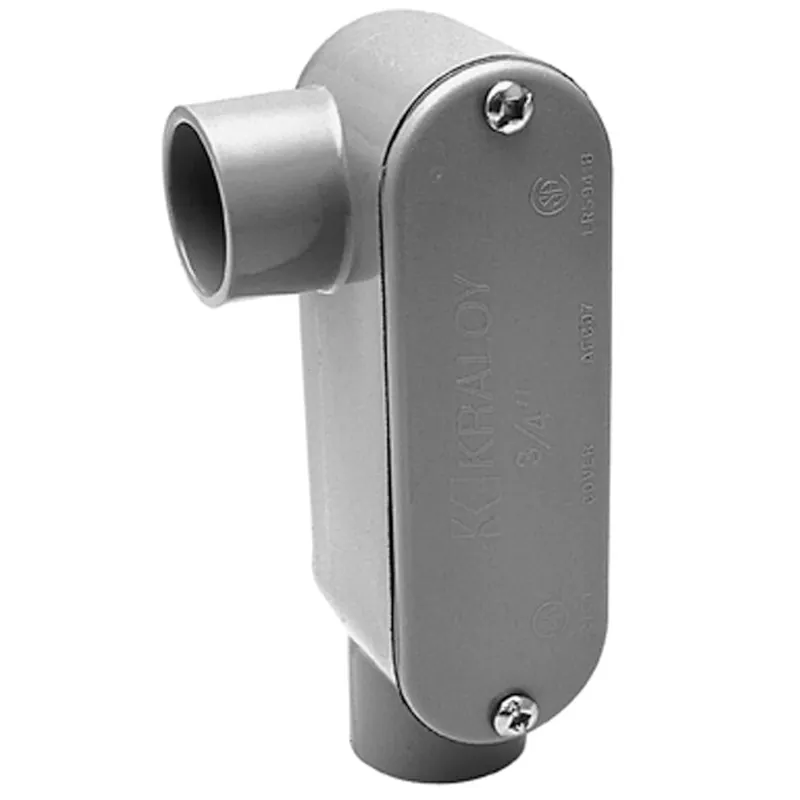 Kraloy 078169 PVC Type LR Access Fitting With Cover And Gasket 2-Inch